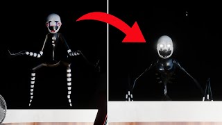 The Puppet transforms to Nightmarionne behind the desk  Five Nights at Freddys Security Breach [upl. by Veljkov547]