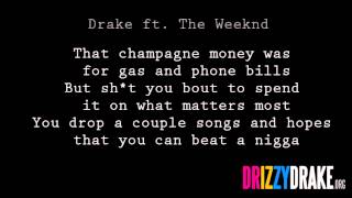 Drake ft The Weeknd  The Ride Lyrics VIDEO [upl. by Memberg475]