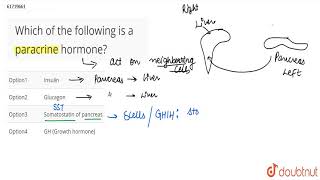 Which of the following is a paracrine hormone [upl. by Dietrich626]