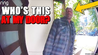 Whos This At My Door Caught on Ring Doorbell [upl. by Aysab]