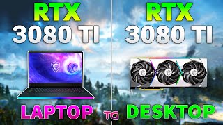 RTX 3080 Ti Laptop vs RTX 3080 Ti Desktop  Test in 8 Games [upl. by Leanahtan]