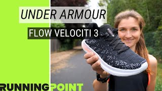 Produkttest Flow Velociti 3  FlowSchnelligkeit von Under Armour [upl. by Erik13]