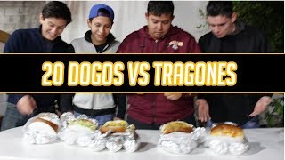 20 HOT DOGS VS LOS TRAGONES [upl. by Ylek]