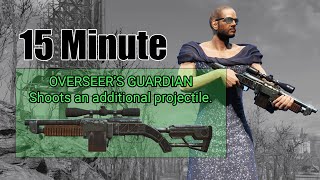 Get Fallout 4’s TOP weapon Overseer’s Guardian in 15 MINUTES [upl. by Milone341]