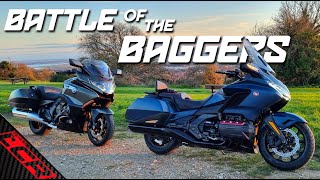 2022 Honda Goldwing VS BMW K1600 B  Which Should YOU Buy [upl. by Yesdnil]