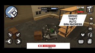 Gta SA Robbing uncle san Mission on R Mission in Mobile Phone [upl. by Wilfred930]