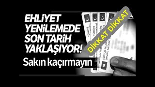 Ehliyet Yenileme Nasıl Yapılır Kısa ve Net [upl. by Iover]