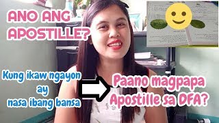 Ano ang Apostille At paano magpapa apostille Please watch the full video Maria Nilda Mativo [upl. by Brightman]