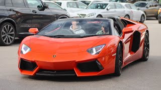 Supercars in Alderley Edge 2023 Aventador 430 Scuderia Testarossa UK’s first Spectre GT3 RS… [upl. by Aloisia50]