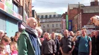 Irish National Anthem sung at Save Moore Street Rally [upl. by Koerner86]