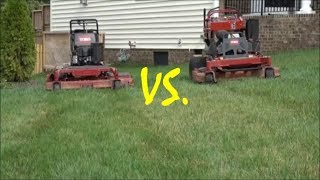 Mulching vs Side Discharge [upl. by Aihtak]