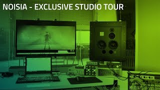 Noisia Studio Tour  Razer Music [upl. by Ueihtam]