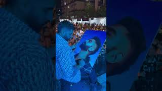 Parmish verma autographing at live show♥️ farmaish song parmishverma viral trending shorts song [upl. by Anerac]