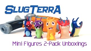 Disney SlugTerrA 2Pack MiniFigure Unboxing Burpy Bolo Spooker Bludgeon amp Bugsy Slug Terra [upl. by Ainnek]