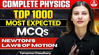 Laws of Motion  Class 11 Physics  Most Important Questions for NEET 2024Tamanna Mam [upl. by Aitnas40]