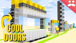 10 quotSIMPLEquot Piston Doors in Minecraft [upl. by Eslud]