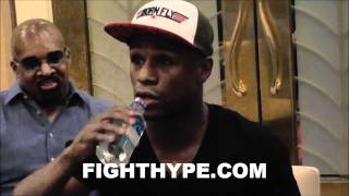 MAYWEATHER DISCUSSES TURNING PRO AND SPARRING PERNELL WHITAKER [upl. by Nava]