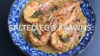 How to make Salted Egg Prawns [upl. by Rossen]