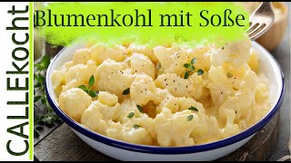 Blumenkohl in weißer Soße zubereiten Omas Rezept [upl. by Putnem]