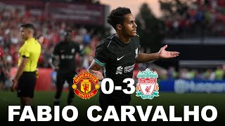 Fabio Carvalho will SHOCK the EPL at Brentford│Every Touch│Every Goal│PreSeason│Liverpool v Man Utd [upl. by Tadich]