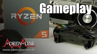 Ryzen 5 1400 em games veja a performance da nova CPU da AMD em jogos [upl. by Rudiger]