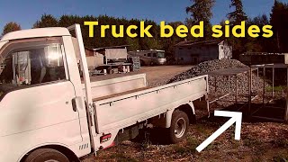 How to make Truck Bed sides with Scrap Metal finds [upl. by Stephanus]