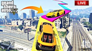 9999 People Can NEVER Complete This Parkour Race in GTA 5 Gta 5 online live streaming [upl. by Alidis]