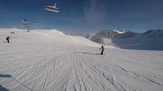 Piste 1  Kaprun Kitzsteinhorn Austria [upl. by Kessiah282]