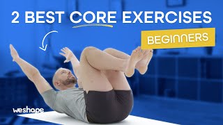 2 Best Core Exercises For Beginners [upl. by Other920]