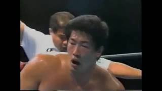 AJPW  Kenta Kobashi amp Mitsuharu Misawa vs Toshiaki Kawada amp Masanobu Fuchi [upl. by Onfre]