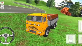 truck transporting trailer truck Indian truck simulator transporting truck pt 1 [upl. by Atnima]