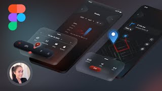 UI Design a Maps app in Figma  Full course [upl. by Christmann865]