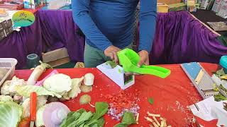 Combo Vegetable amp Fruit Chopper  Cutter  Slicer  Grater  Peeler👍 [upl. by Umeko]