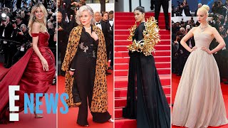 2024 Cannes Film Festival The BIGGEST Stars on the Red Carpet  E News [upl. by Ecilegna]