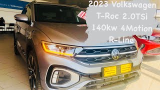 2023 Volkswagen TRoc 20TSI 140kW 4Motion RLine Review Exterior  Interior Performance Ownership [upl. by Suilmann]