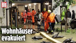 Hochwasser am Bodensee Rettungskräften wegen Starkregen im Dauereinsatz [upl. by Eleonora]