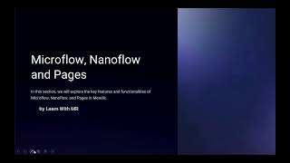 Microflows Nanoflows Workflows and Pages in MendixTamil  Tutorial 3  Mendix Application [upl. by Enomrej]