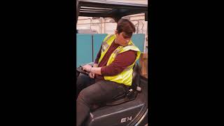 Forklift Training Stacking With A Counterbalance Forklift [upl. by Aryk848]