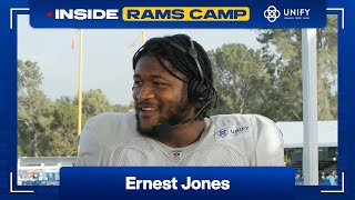 Ernest Jones Talks About Embracing Leadership amp Getting Engaged In The Offseason  Inside Rams Camp [upl. by Raybourne173]