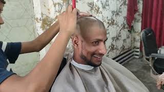 Full Clean headshave headshave tutorialDandruff Removal Haed Shave [upl. by Leroj]