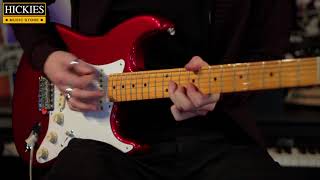 Fender Classic Series 50s Stratocaster In Candy Apple Red  Hickies Sound Bites [upl. by Eenat]