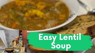 Easy Lentil StewSoup  One Pot Meal [upl. by Libyc879]