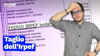 Irpef 2024 cosè e di quanto aumenteranno gli stipendi [upl. by Othe]