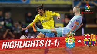 Resumen de UD Las Palmas vs FC Barcelona 11 [upl. by Karolina842]