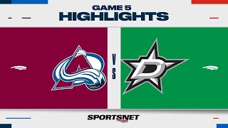 NHL Game 5 Highlights  Avalanche vs Stars  May 15 2024 [upl. by Dianuj]