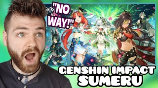 Reacting to GENSHIN IMPACT Sumeru amp Swirls of Shamshir  Sumeru Live Symphony Performance  REACTION [upl. by Naelcm97]