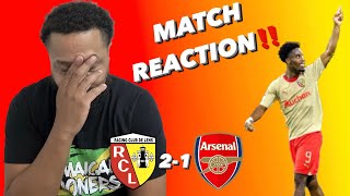 Lens 21 Arsenal  Troopz Match Reaction  The Midfield Was DEAD [upl. by Nuawad]