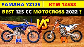 2021 Yamaha YZ125 vs KTM 125SX 2021  Which is best 125cc Motocross Bike [upl. by Kanor]