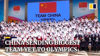 China’s Tokyo Olympics delegation will be nation’s biggest yet for an international sporting event [upl. by Nosrac]