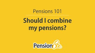 Should I combine my pensions  Pensions 101 [upl. by Inwat]